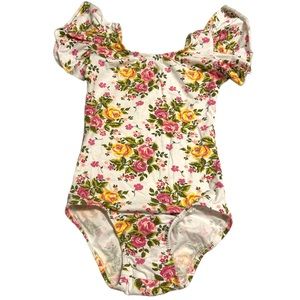 Boutique toddler girl’s floral Leo size 2T